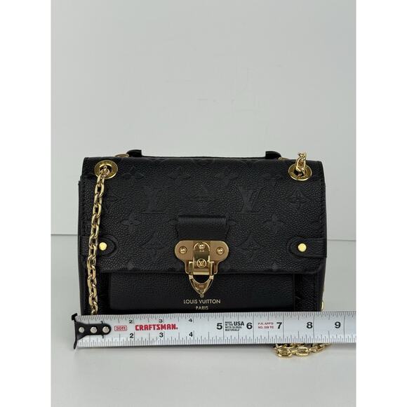 Louis Vuitton Vavin Shoulder Bag BB Black Empriente Leather - Picture 16 of 16